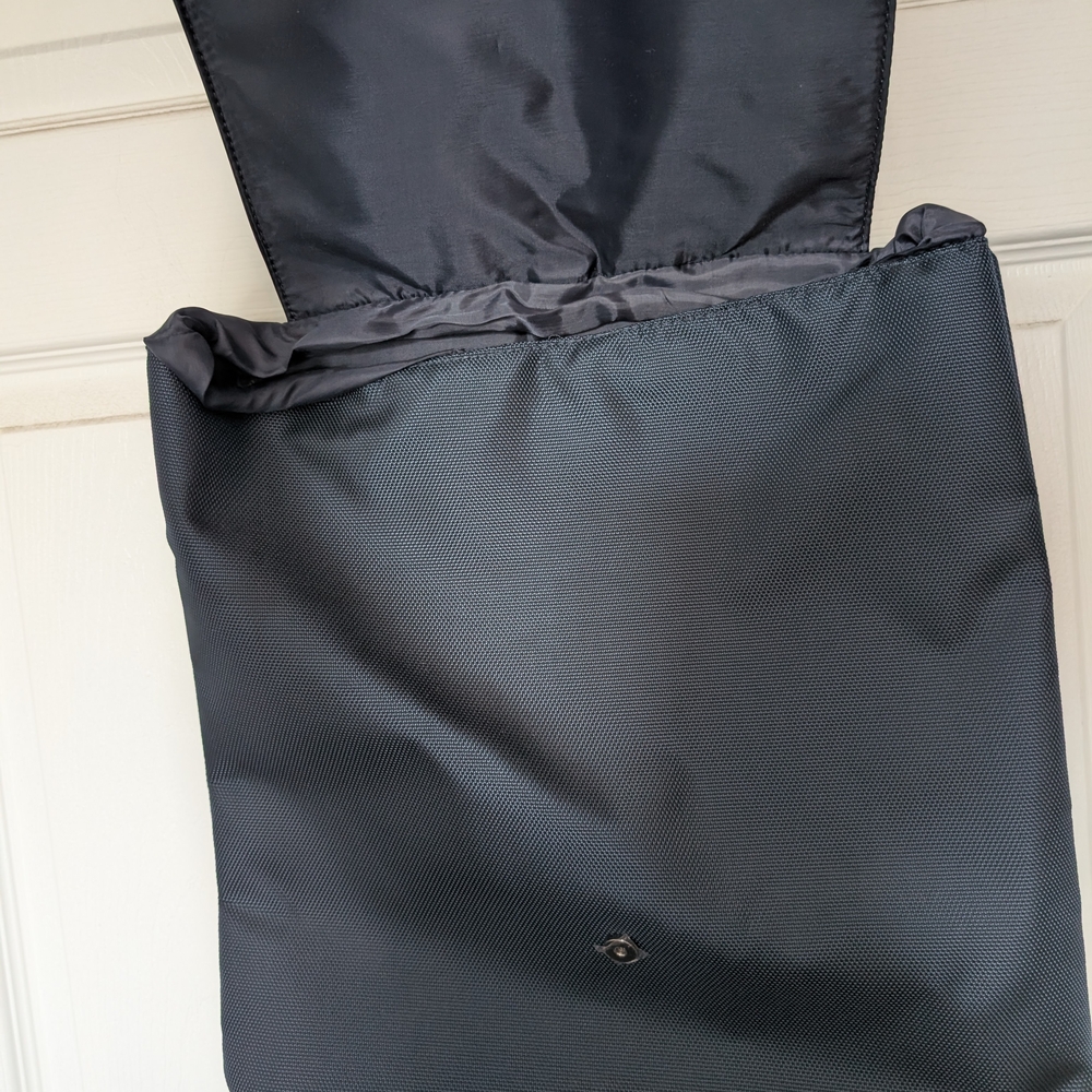 NWT Navy Blue Jimmy Choo Drawstring Backpack - Picture 4 of 7